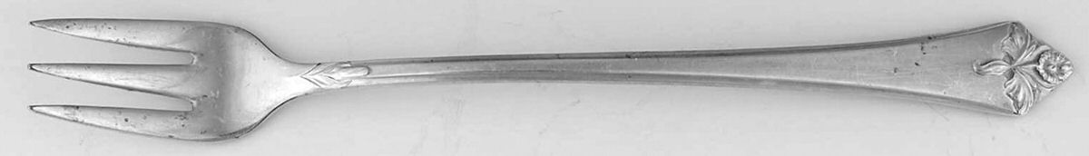 Queen of Flowers (Silverplate, 1951) Cocktail/Seafood Fork by International Silver-1