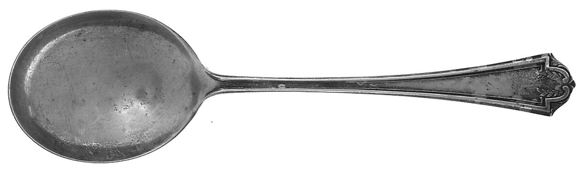 Quincy (Sterling, 1917) Round Bowl Soup Spoon (Gumbo) by International Silver-1