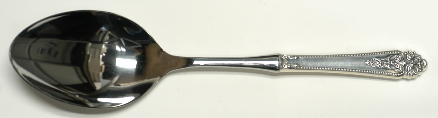 Queen's Lace (Sterling, 1949) Dressing Spoon with Stainless Bowl by International Silver-1