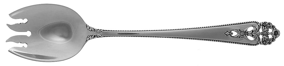 Queen's Lace (Sterling, 1949) Ice Cream Fork by International Silver-1