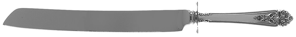 Queen's Lace (Sterling, 1949) Cake Slicer with Stainless Blade by International Silver-1