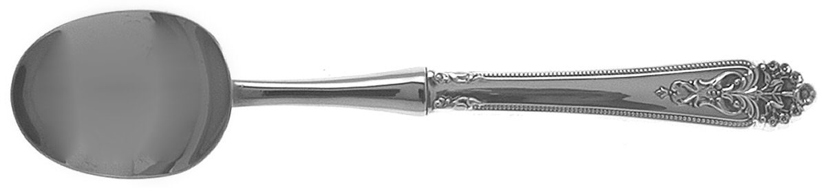 Queen's Lace (Sterling, 1949) Ice Cream Scoop with Stainless Bowl by International Silver-1