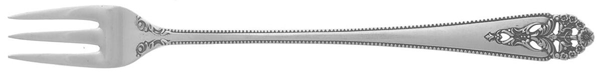 Queen's Lace (Sterling, 1949) Cocktail/Seafood Fork by International Silver-1