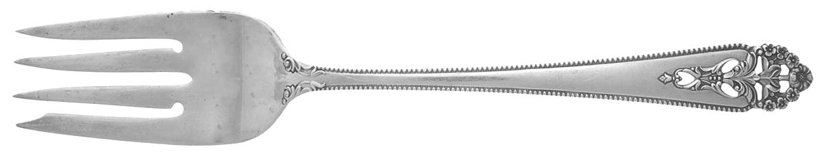 Queen's Lace (Sterling, 1949) Individual Salad Fork by International Silver-1