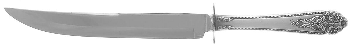 Queen's Lace (Sterling, 1949) Small Steak Carving Knife with Stainless Blade by International Silver-1