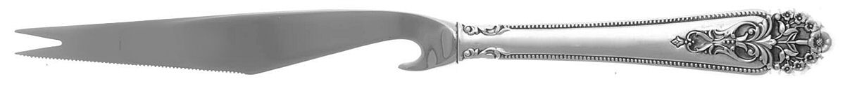Queen's Lace (Sterling, 1949) Hollow Handle Bar Knife by International Silver-1