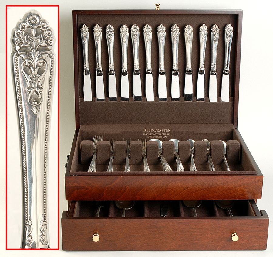 Queen's Lace (Sterling, 1949) 102 Piece Set by International Silver-1