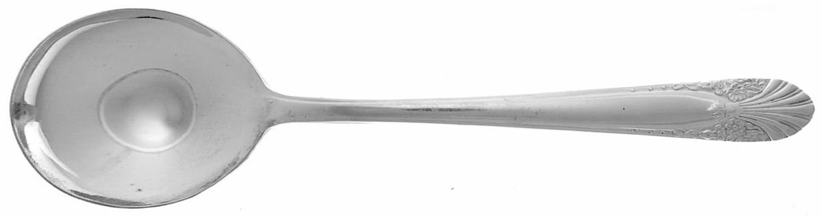 Radiance (Silverplate 1939) Round Bowl Soup Spoon (Gumbo) by International Silver-1