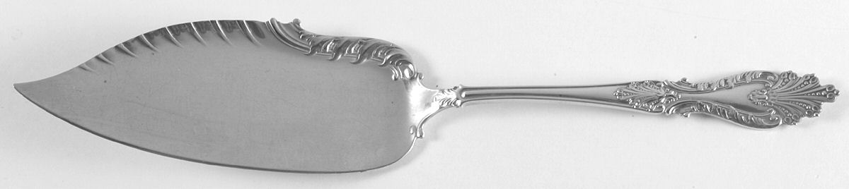 Raphael (Silverplate, 1896) Large Solid Fish Serving Knife by International Silver-1