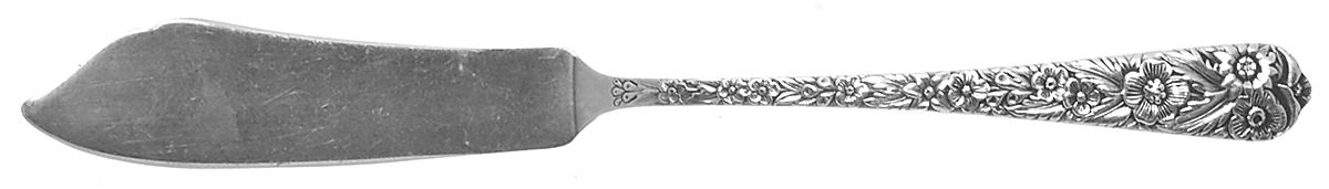 Radiant Rose (Sterling, 1938) Flat Handle Master Butter Knife by International Silver-1