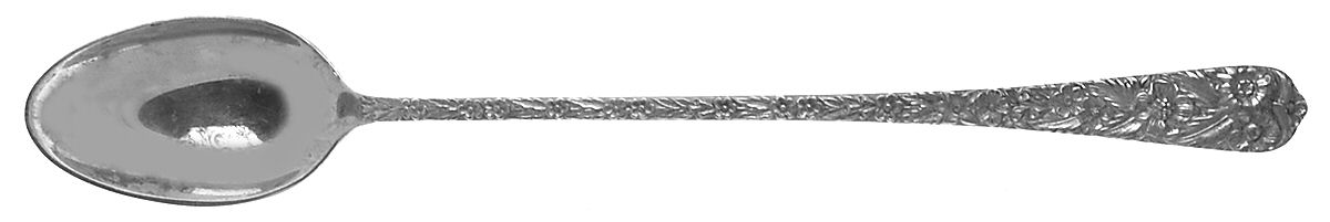 Radiant Rose (Sterling, 1938) Iced Tea Spoon by International Silver-1
