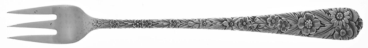 Radiant Rose (Sterling, 1938) Cocktail/Seafood Fork by International Silver-1