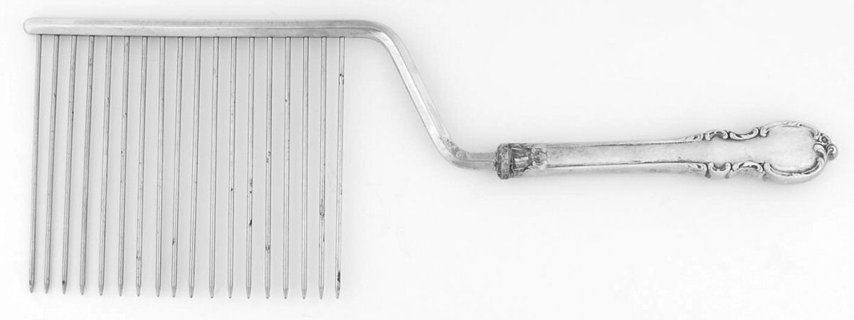 Reflection (Silverplate 1959) Cake Breaker with Silverplate Prongs by International Silver-1