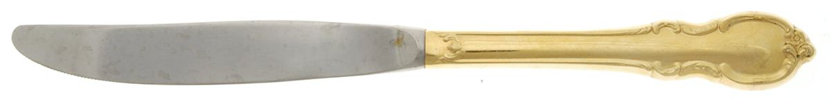 Reflection (Gold Electroplate, 1959) Modern Hollow Knife by International Silver-1