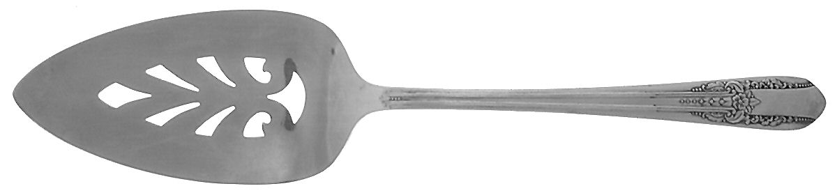 Reflection (Silverplate 1939) Solid Pierced Pie Server by International Silver-1