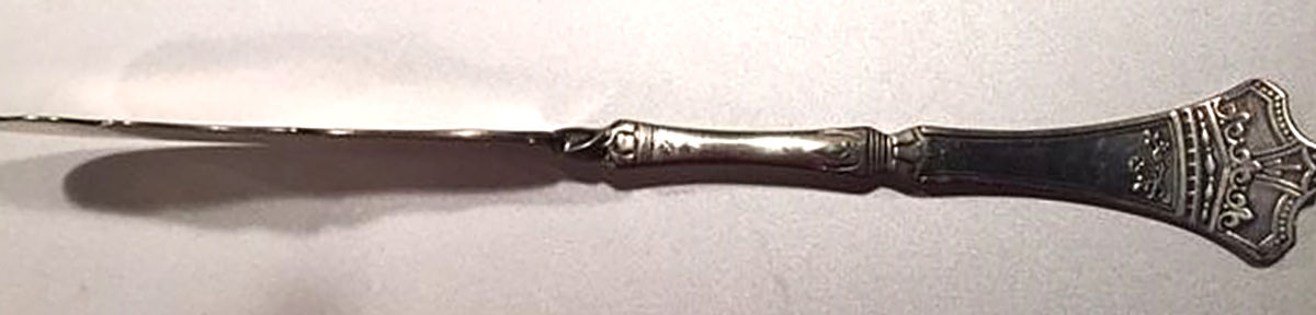 Regal (Silverplate, 1880) Flat Handle Master Butter Knife by International Silver-1