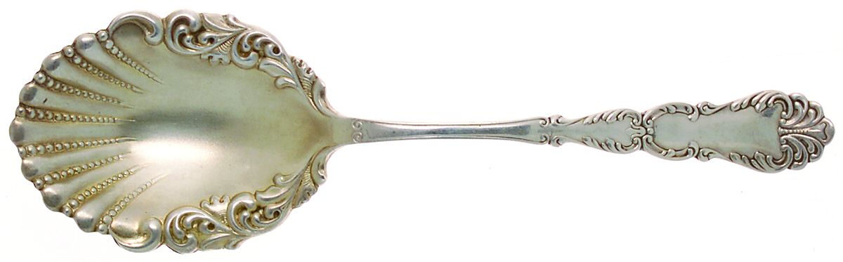 Regent-Glasgow (Silverplate, 1894) Large Solid Berry/Casserole Spoon by International Silver-1