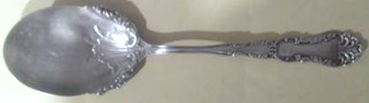 Regent-Glasgow (Silverplate, 1894) Solid Smooth Casserole Spoon by International Silver-1