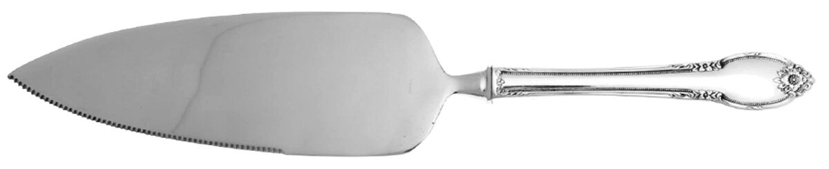 Remembrance (Silverplate, 1948) Pie Server with Serrated Stainless Blade HC by International Silver-1