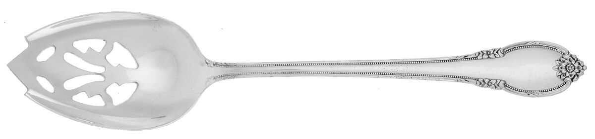 Remembrance (Silverplate, 1948) Pierced Tablespoon (Serving Spoon) HC by International Silver-1