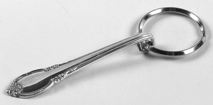 Remembrance (Silverplate, 1948) Key Ring with Stainless Hoop HC by International Silver-1