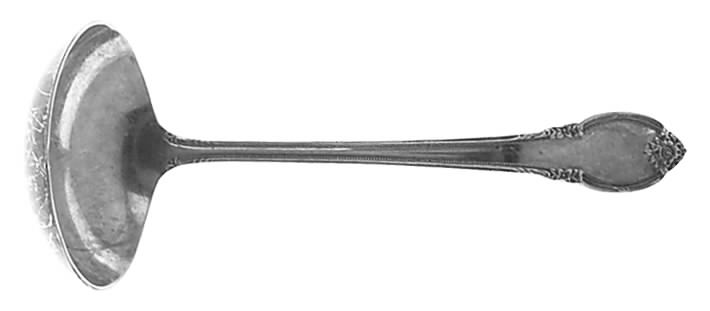 Remembrance (Silverplate, 1948) Solid Gravy Ladle by International Silver-1
