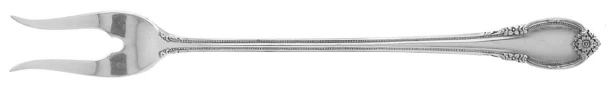 Remembrance (Silverplate, 1948) Short Handle Pickle/Olive Fork by International Silver-1