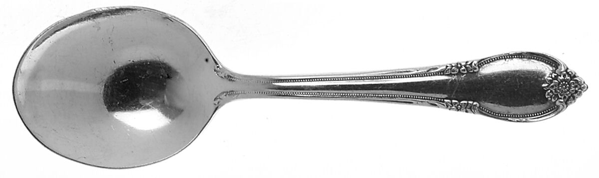 Remembrance (Silverplate, 1948) Straight Handle Baby Spoon by International Silver-1