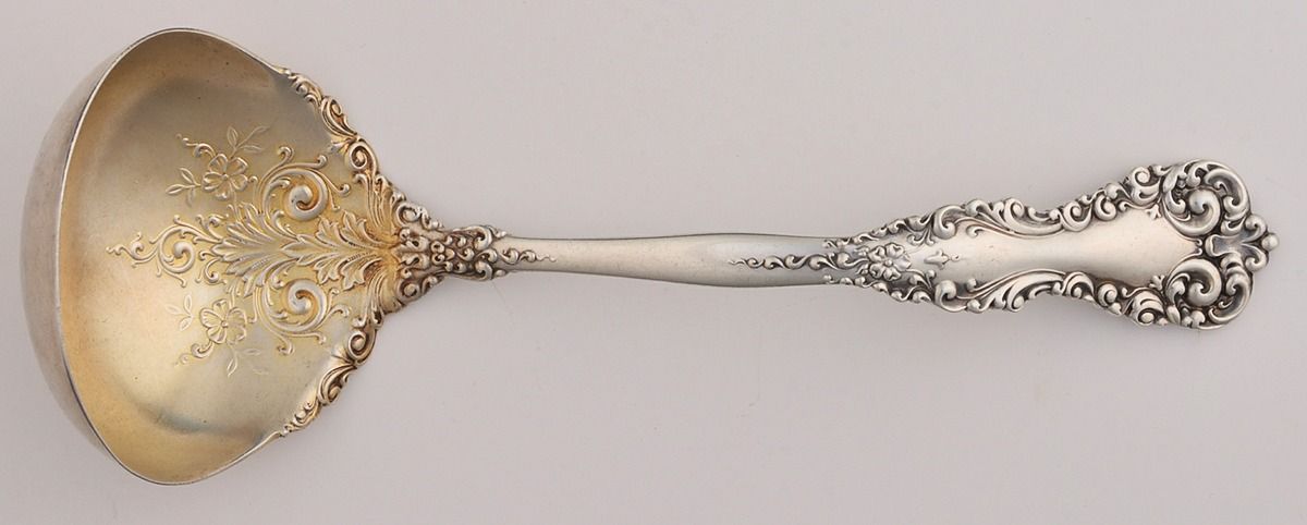 Revere (Sterling, 1898, No Monograms) Solid Gravy Ladle by International Silver-1