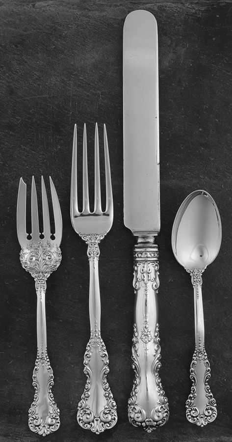 Revere (Sterling, 1898, No Monograms) 4 Piece Dinner Size Setting by International Silver-1