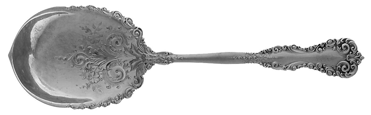 Revere (Sterling, 1898, No Monograms) Large Solid Berry/Casserole Spoon by International Silver-1