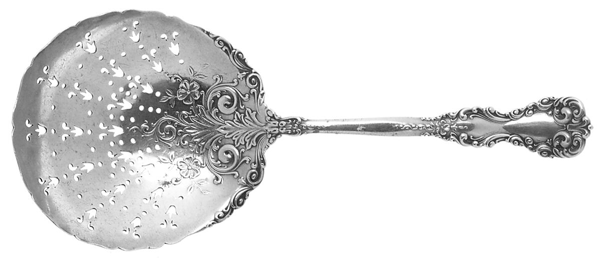 Revere (Sterling, 1898, No Monograms) Large Confection Spoon by International Silver-1