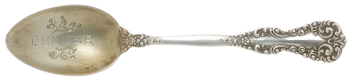 Revere (Sterling, 1898, No Monograms) Souvenir Spoon (Five O'Clock) by International Silver-1