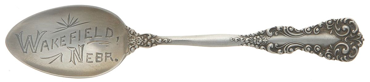 Revere (Sterling, 1898, No Monograms) Souvenir Spoon (Five O'Clock) by International Silver-1