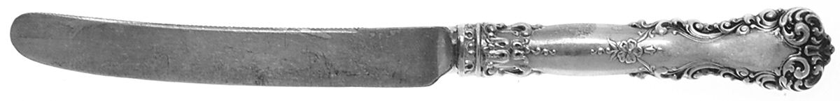 Revere (Sterling, 1898, No Monograms) Orange Knife with Silverplate Blade by International Silver-1