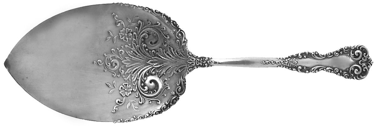 Revere (Sterling, 1898, No Monograms) Large Solid Pie Knife by International Silver-1