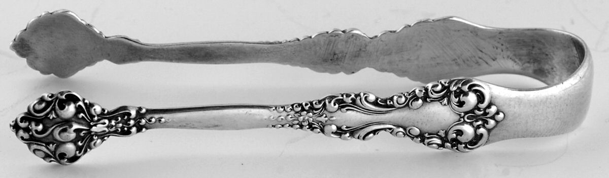Revere (Sterling, 1898, No Monograms) Small Bon Bon Tongs by International Silver-1