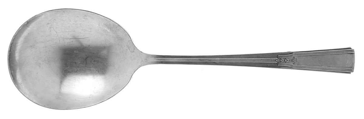 Revelation I (Silverplate, 1938) Solid Smooth Casserole Spoon by International Silver-1