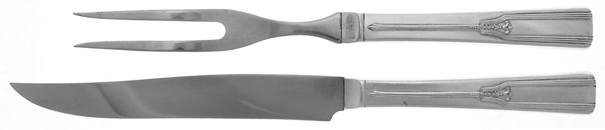 Revelation I (Silverplate, 1938) Small Stainless Blade 2-Piece Steak Carving Set by International Silver-1
