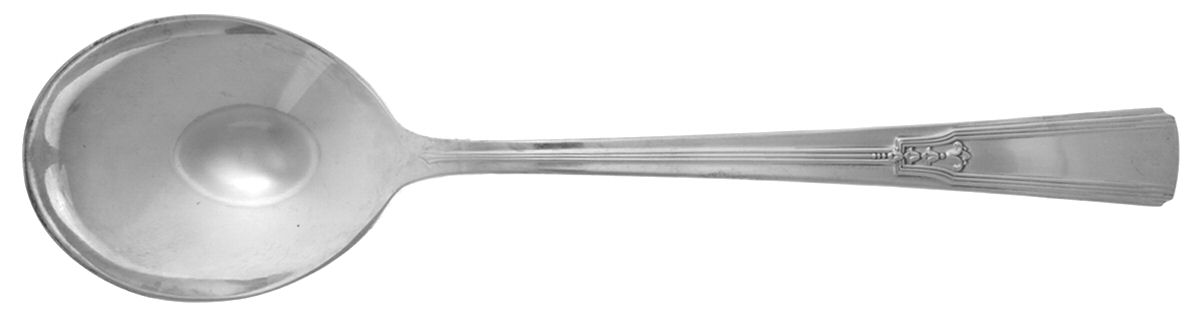 Revelation I (Silverplate, 1938) Round Bowl Soup Spoon (Gumbo) by International Silver-1