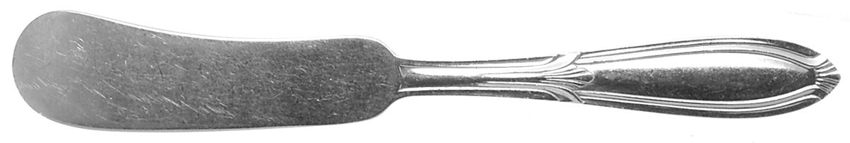 Rhapsody-Old (Sterling, 1931, No Monograms) Flat Handle Butter Spreader by International Silver-1