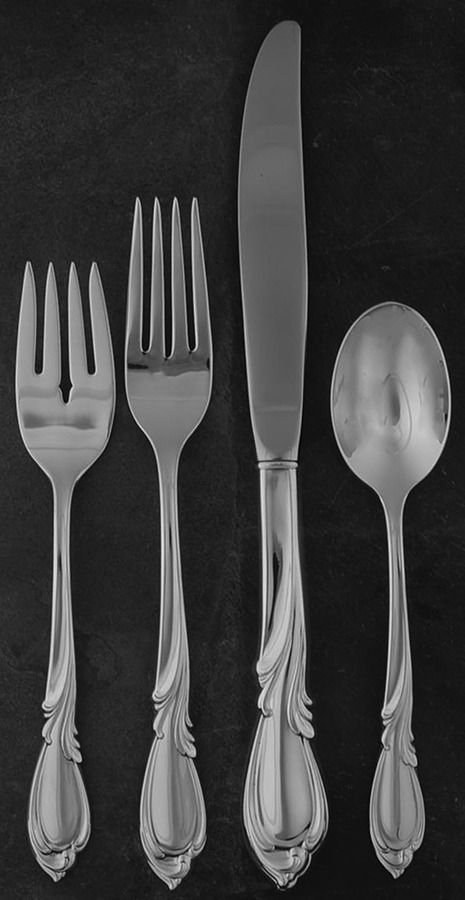 Rhapsody-New (Sterling, 1957) 4 Piece Place Size Setting by International Silver-1