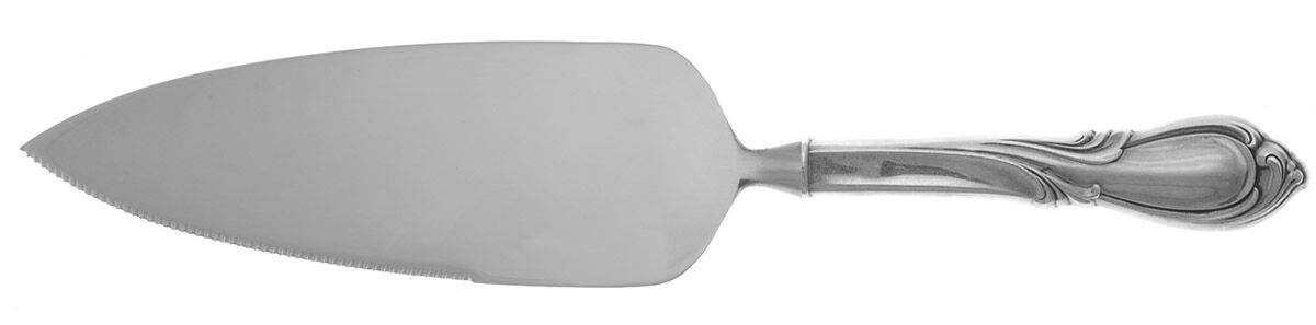 Rhapsody-New (Sterling, 1957) Pie Server with Serrated Stainless Blade HC by International Silver-1