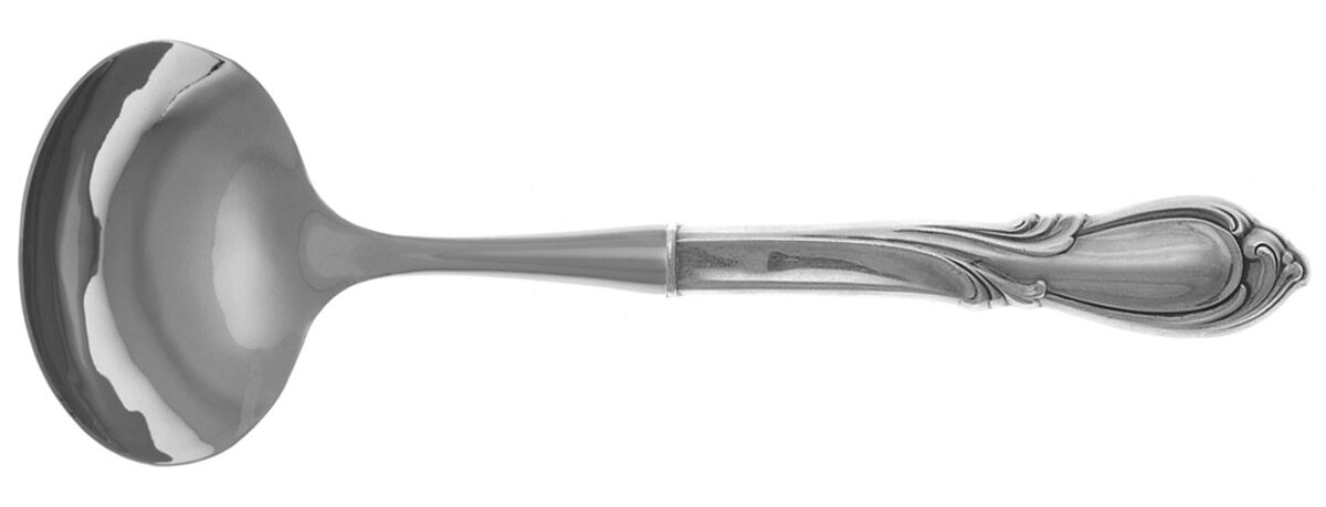 Rhapsody-New (Sterling, 1957) Gravy Ladle with No Spout Stainless Bowl HC by International Silver-1
