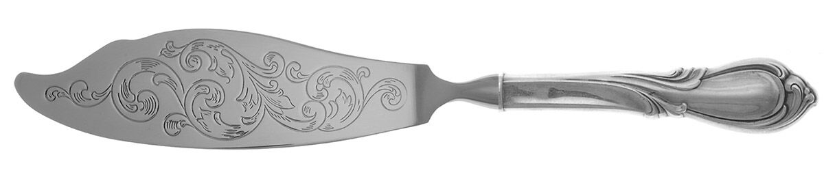 Rhapsody-New (Sterling, 1957) Fish Serving Knife with Stainless Blade HC by International Silver-1