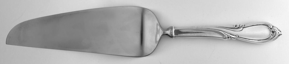 Rhapsody-New (Sterling, 1957) Pie and Cake Server with Stainless Blade by International Silver-1