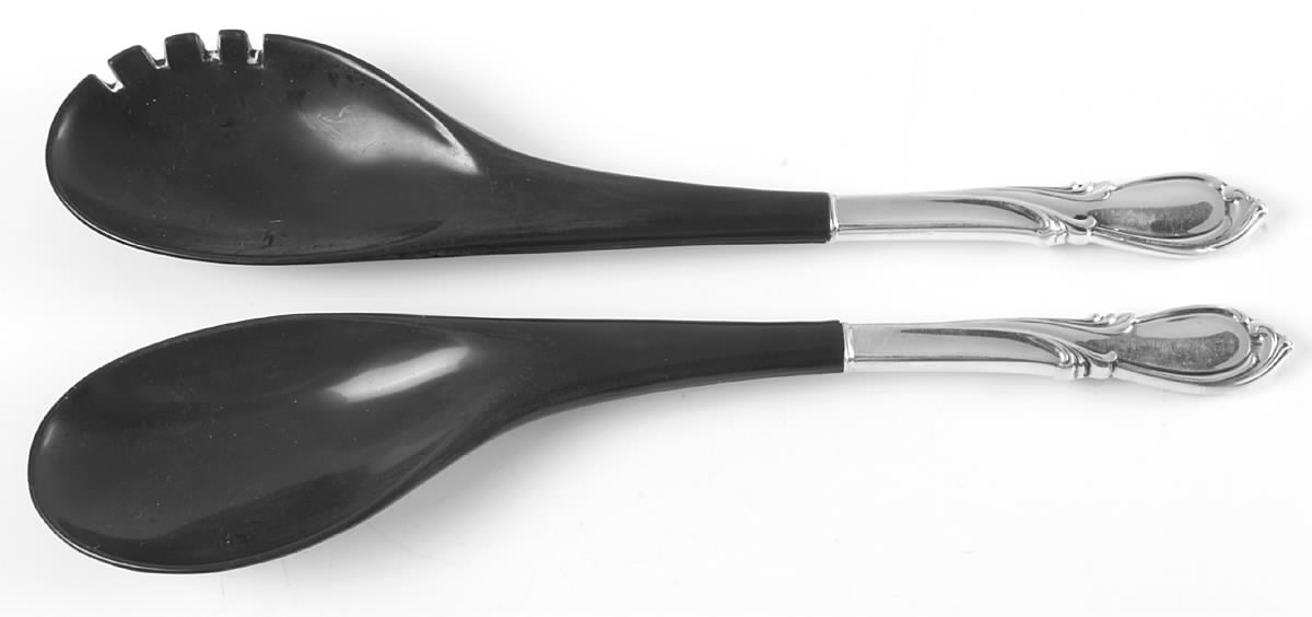 Rhapsody-New (Sterling, 1957) Plastic Bowl 2-Piece Salad Set by International Silver-1