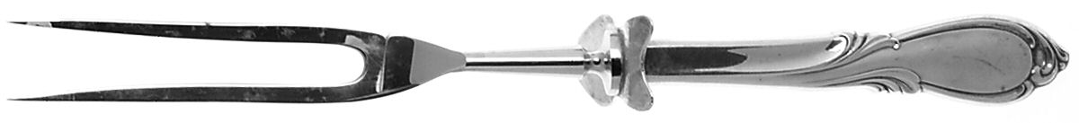 Rhapsody-New (Sterling, 1957) Large Stainless-Prong Roast Carving Fork by International Silver-1