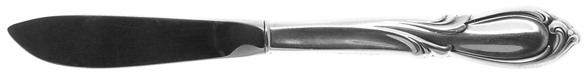 Rhapsody-New (Sterling, 1957) Modern Hollow Butter Spreader (Stainless) by International Silver-1