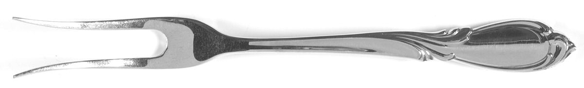 Rhapsody-New (Sterling, 1957) Short Handle Pickle/Olive Fork by International Silver-1